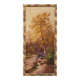 Peinture signée H. Marko vue boisée avec rivière du 19ème siècle