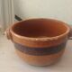 Old terracotta casserole
