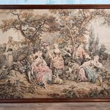 Vintage Framed Wall Tapestry