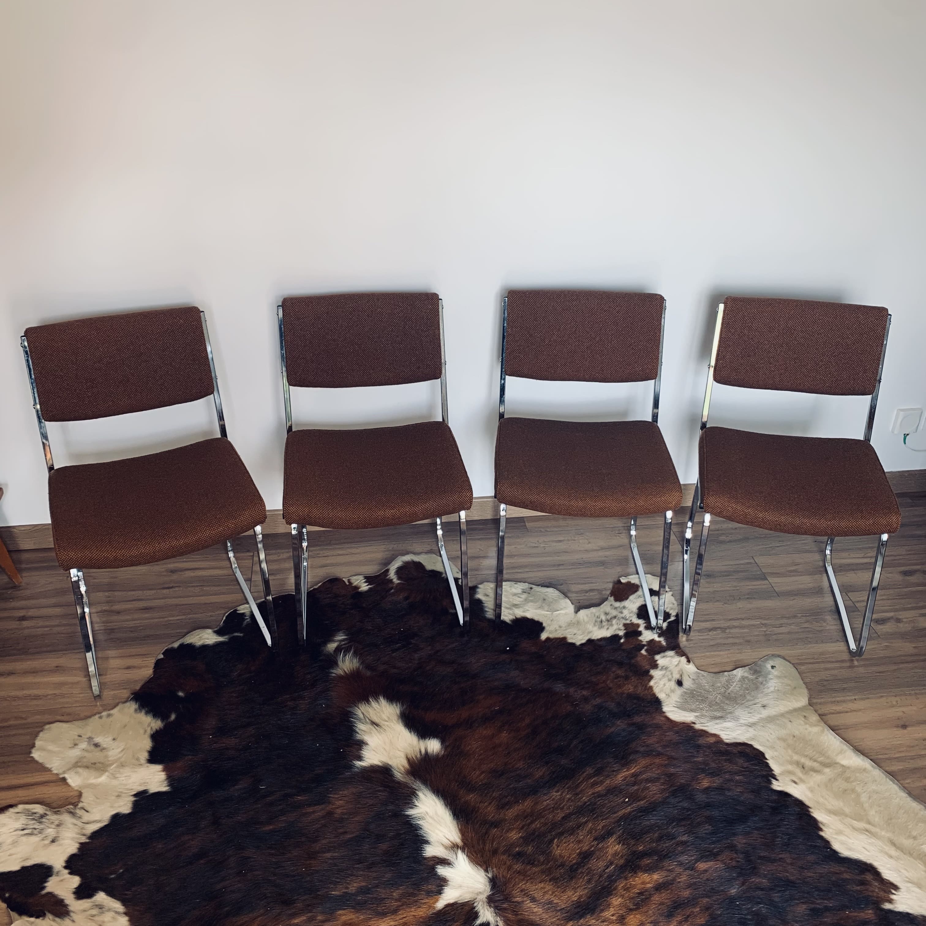 Ensemble de 4 chaises vintage