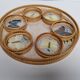 Butterfly rattan tray and coaster