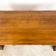 Vintage mahogany harp base desk table with drawers