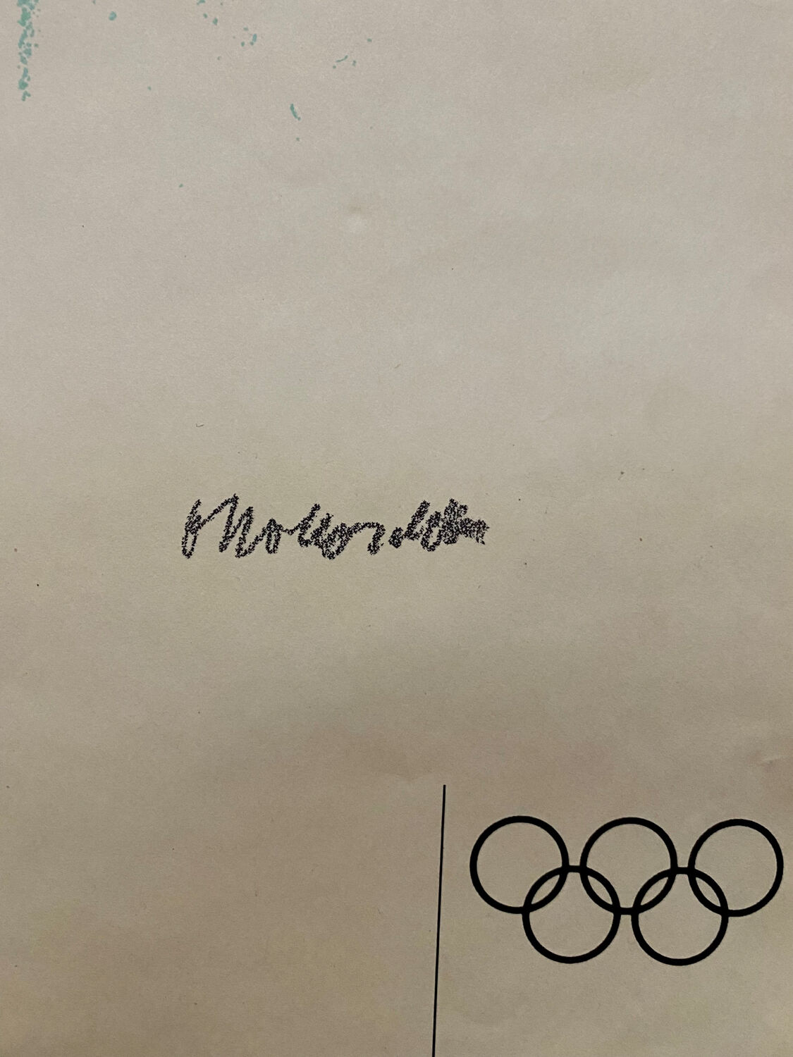 Oskar Kokoschka - original poster for the 1972 Munich Olympics