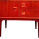 Vintage Scandinavian teak enfilade commode