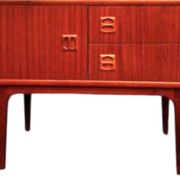 Vintage Scandinavian teak enfilade commode