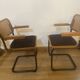 Paire de fauteuils rénovés type Breuer B64