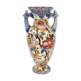 Vase en faïence de gien