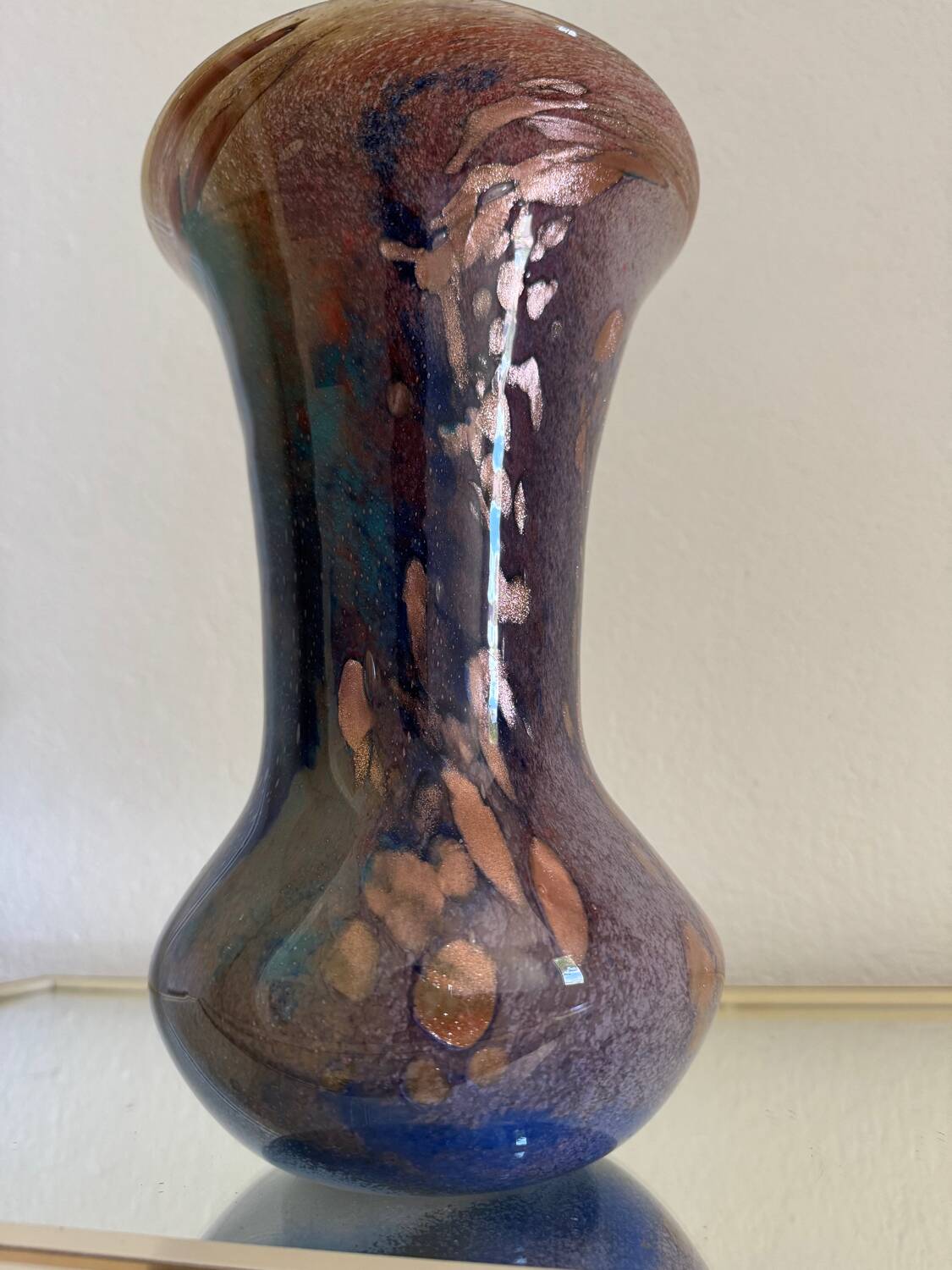 Murano glass vase from the 80s
