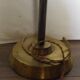 lampe métal socle laiton dorée