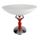 Vide-poche design chrome et verre Bugatti