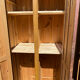 Paire de vestiaire d’usine bois