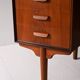 1960s oval Scandinavian teak desk