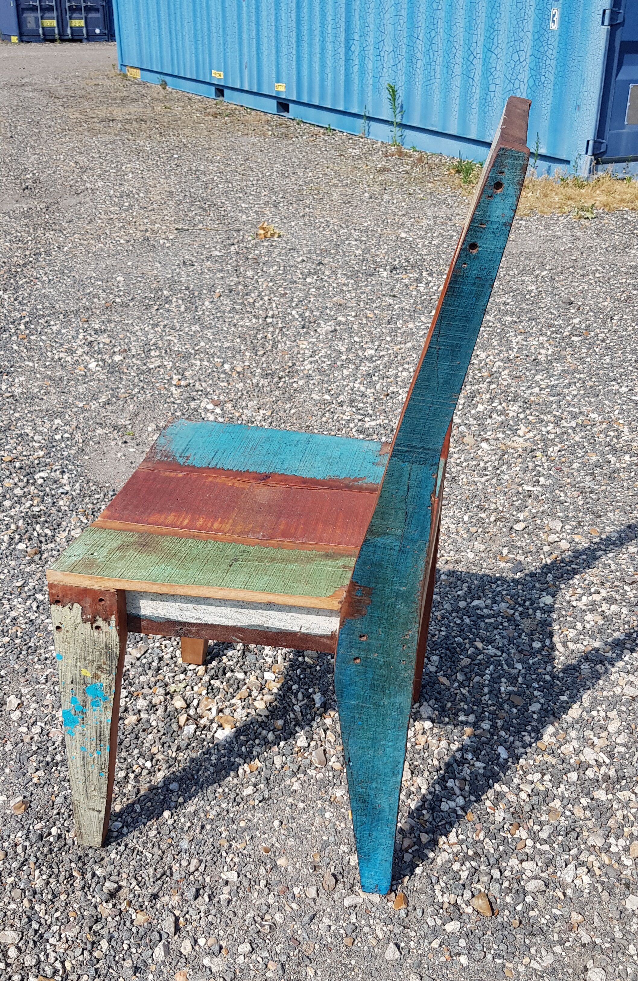 Teak table with 6 chairs
