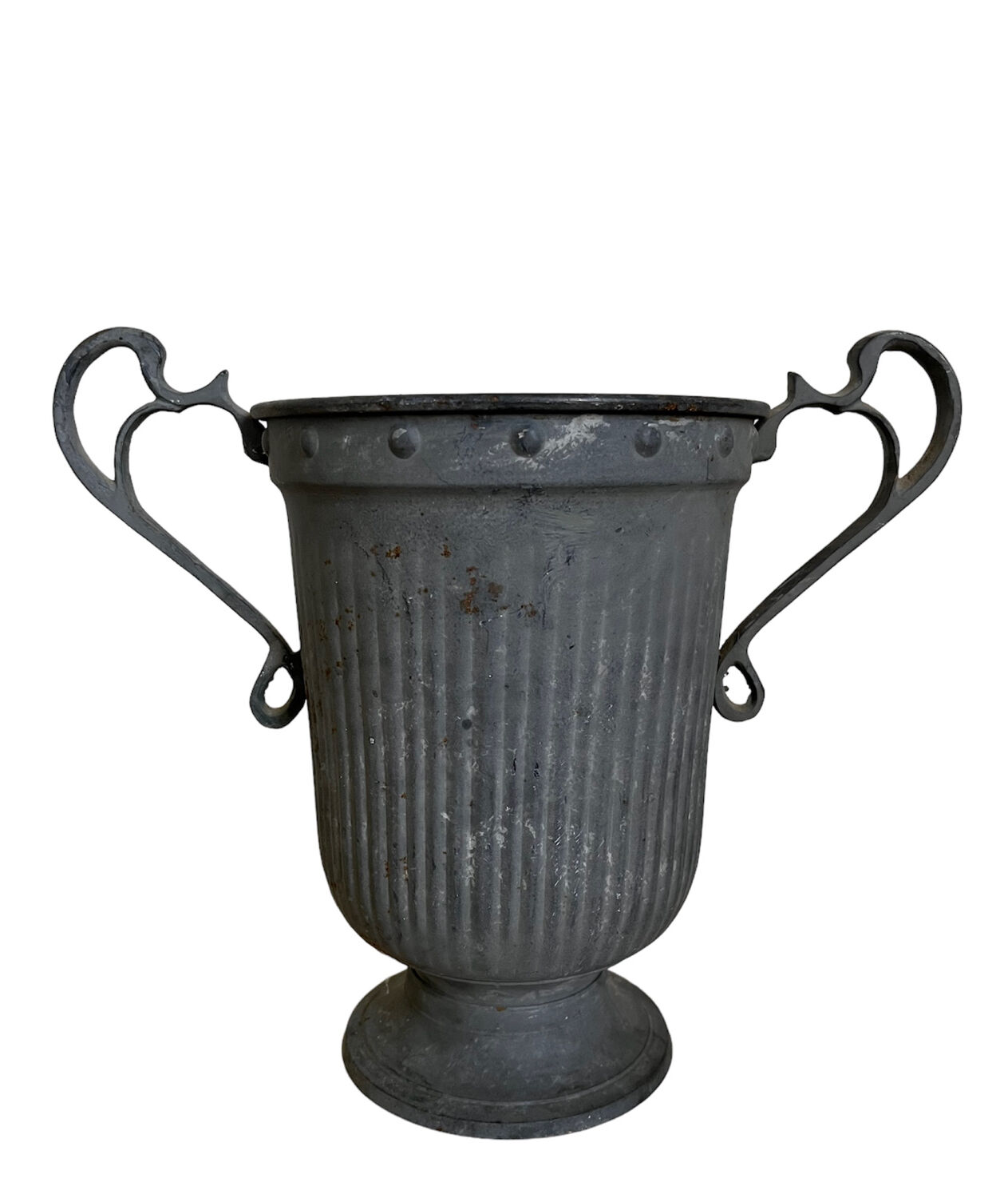 Medici vase in ancient patinated iron