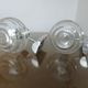 Pair of wall lamps, chrome metal and brushed aluminum 60s 70s