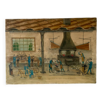 Large old canvas