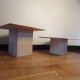 Duo de tables basses gigognes en travertin