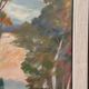 Large Original Swedish Oil on Canvas - “Forest” by Katharina Fontain - Signed - Vintage & Framed - 60 × 80 cm (23.6" × 31.5")