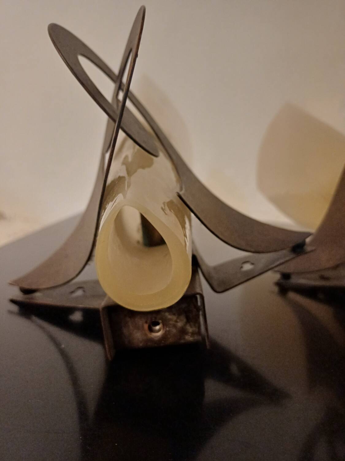 Set of 3 Terzani glass wall lights