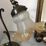 Art nouveau style tulip lamp