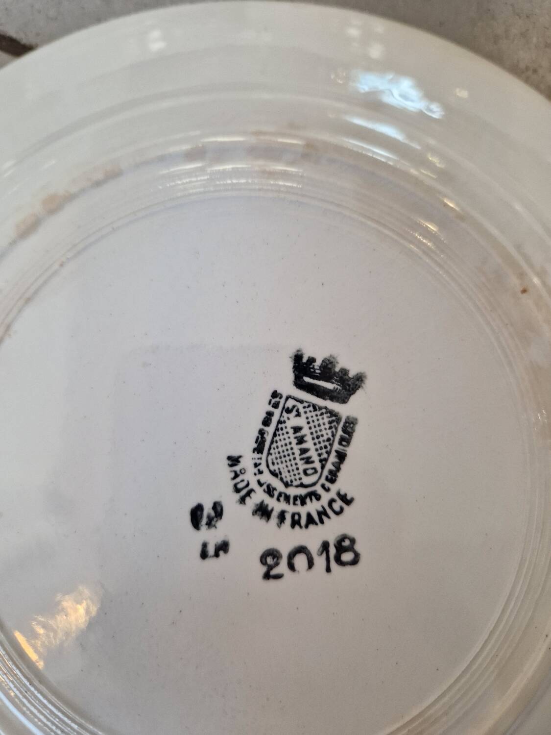 Set of 12 Saint Amand Semi-Deep Plates Model 2018