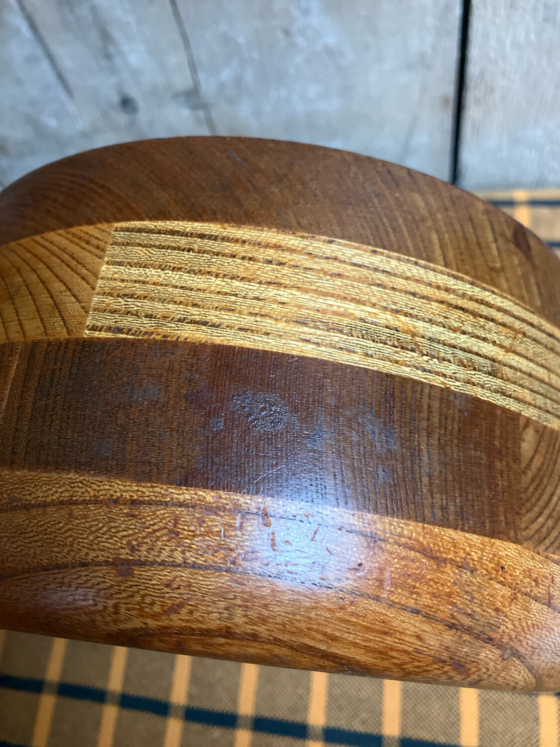 Teak salad bowl