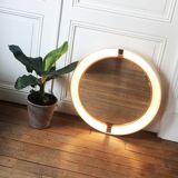 Miroir vintage Allibert, années 70 - 61 cm de diamètre