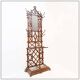 Coat rack or hall tree, 19th century - patinated cast iron imitating bamboo