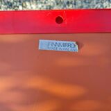 Miroir rectangulaire rouge vintage 35x45,5cm
