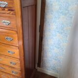 Secretary concealed in ragpicker in zebrano and marble
