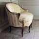 Louis XV style carved wooden basket bench, circa 1880