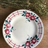 Digoin Sarreguemines plate plates in earthenware service Beauséjour