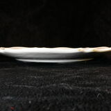 Plate in Faience of MALICORNE signed Emile TESSIER decor bird