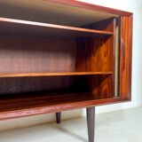 Danish palisander tambour sideboard by Arne Vodder