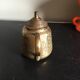 Golden Turkish bronze oriental teapot