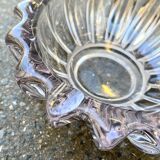 Large Art Deco molded glass ashtray Pierre D'Avesn Art Deco pocket emptier