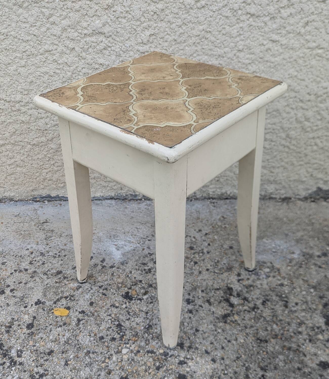 Tabouret Coffre Cireur 60/70 Vintage 1
