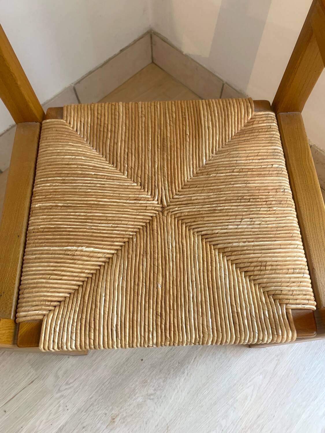 Paire de fauteuils orme massif Maison Regain