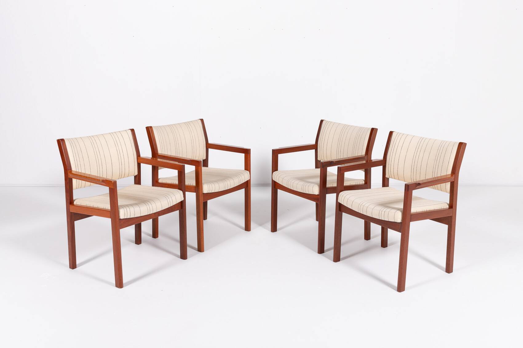 Ensemble de 4 fauteuils design danois par Christian Hvidt pour Soborg Mobelfabrik