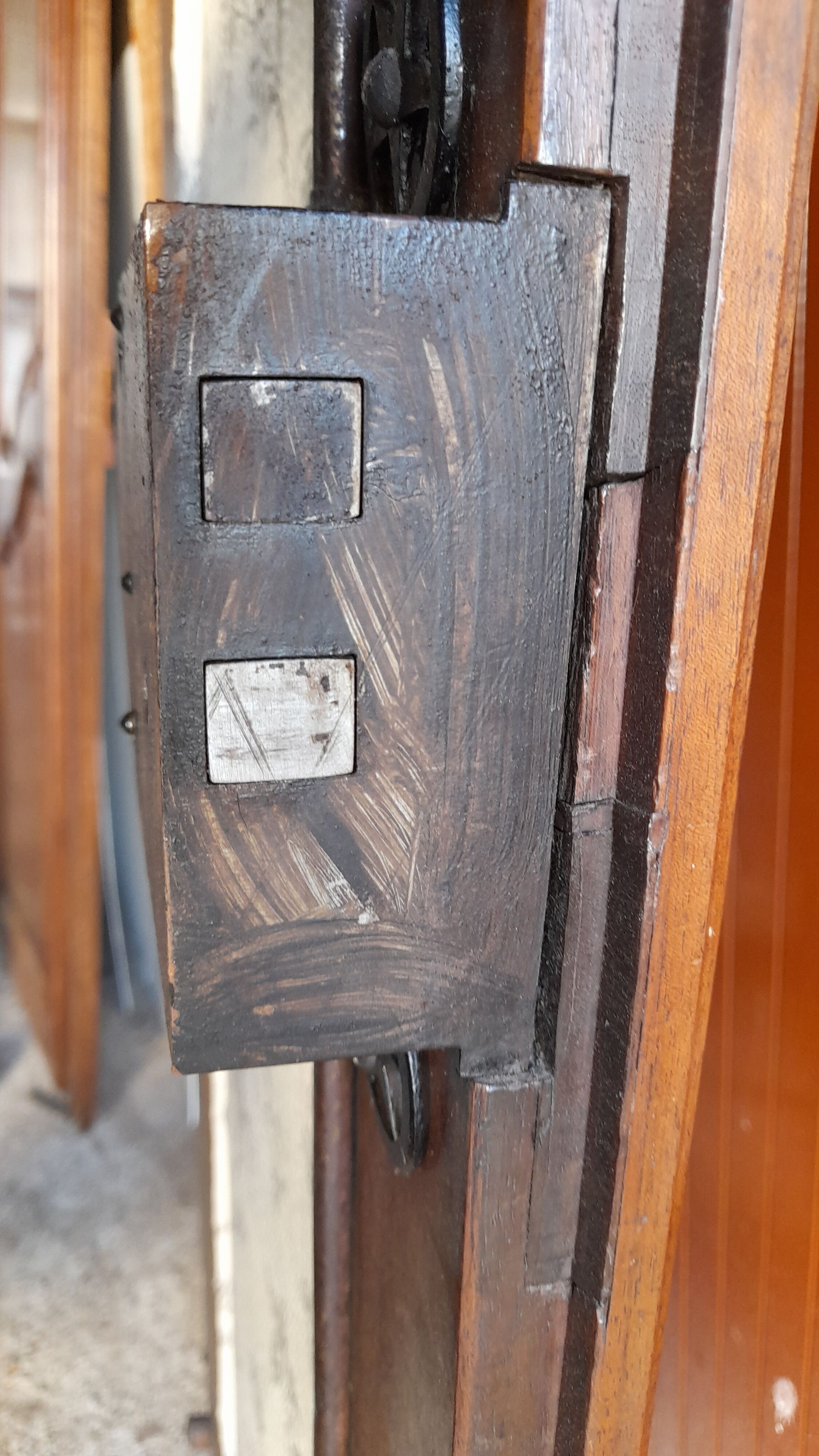 Walnut cabinet doors