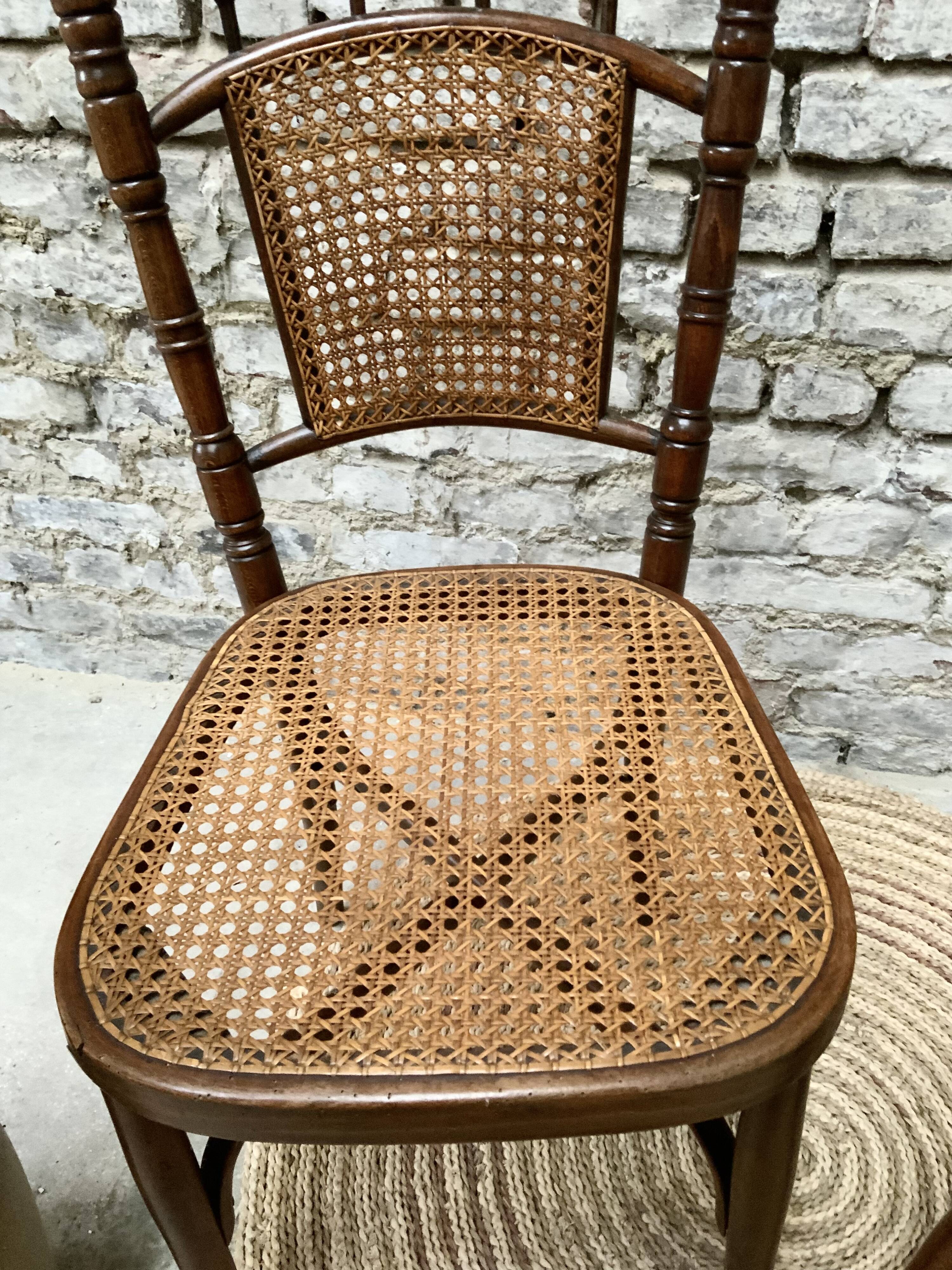 Pair of bistro chairs
