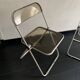 Pair of vintage 1960 Plia chairs by Giancarlo Piretti for Castelli