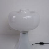Vintage glass table lamp, 1970s