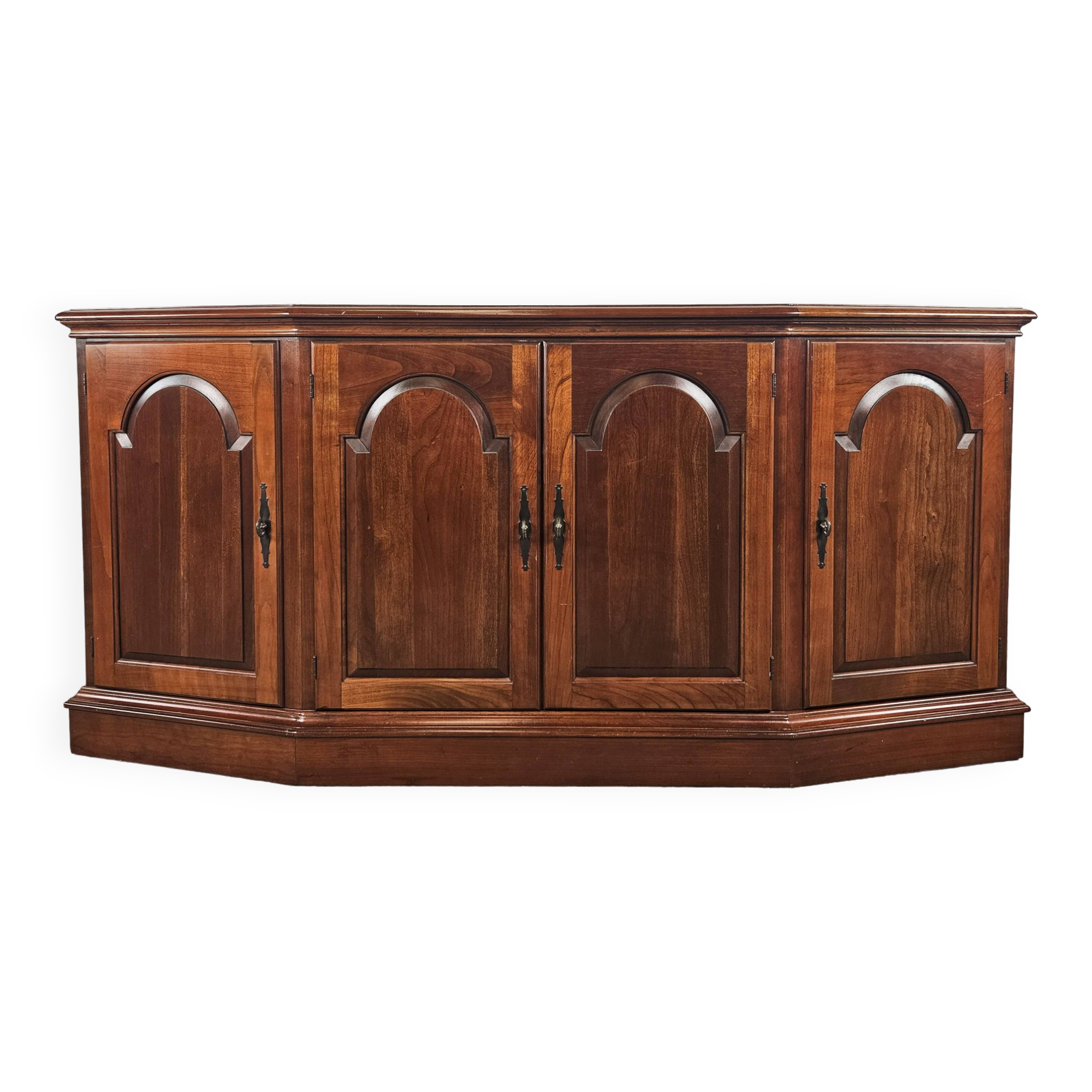Buffet de salon ou d'entrée en merisier par Fantoni