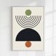2 geometric art prints. A2 (42x59.4cm).