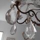 Lustre cage Cristal