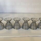 Six spiral egg cups