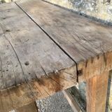 Solid wood carver's workbench