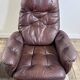 Leather armchair and ottoman by GÖTE MÖBLER Sweden 1960
