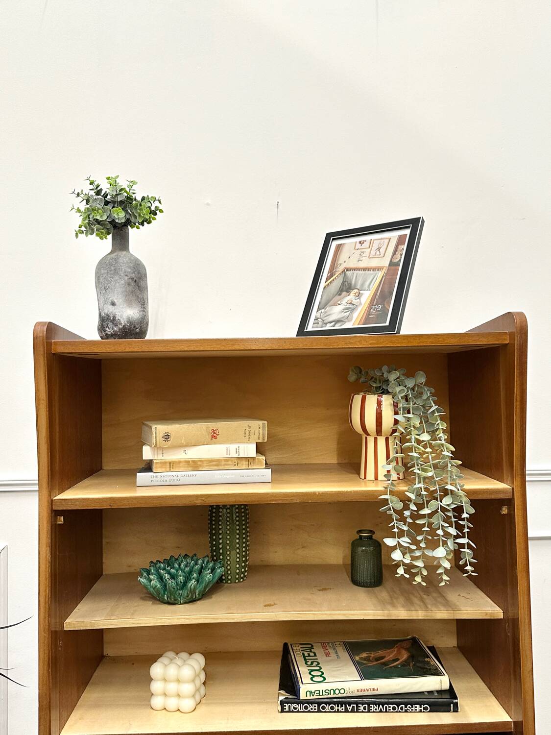 Scandinavian style vintage bookcase